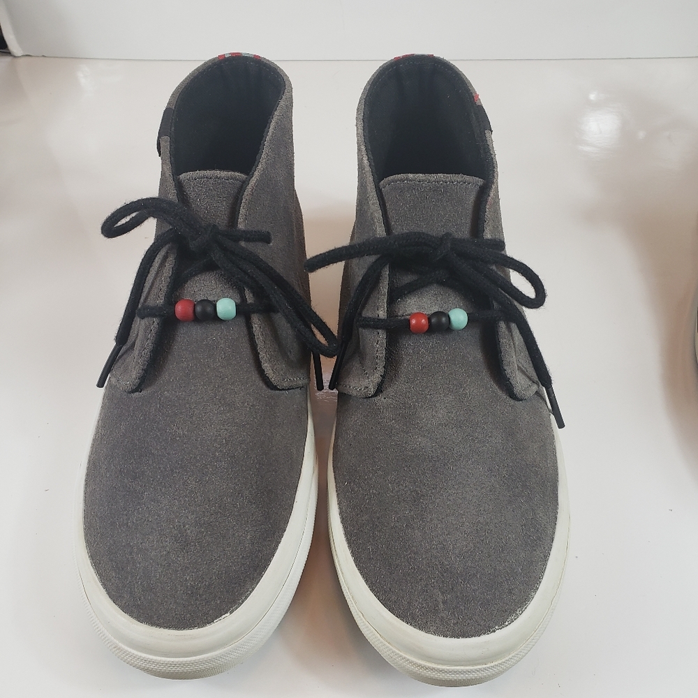Vans unisex grey suede high tops Mens 5.5 - Wms 7